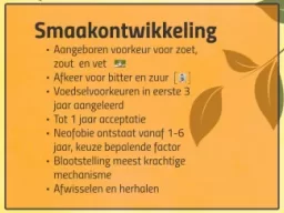 Voeding Afbeelding 3 Gastouder smaakontwikkeling kind