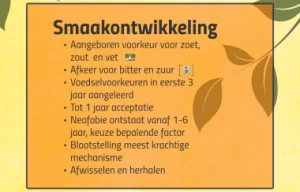 Voeding Afbeelding 3 Gastouder smaakontwikkeling kind